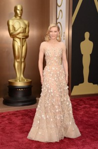 Cate Blanchett Oscar Red Carpet 2014